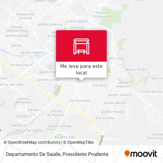 Departamento De Saúde mapa