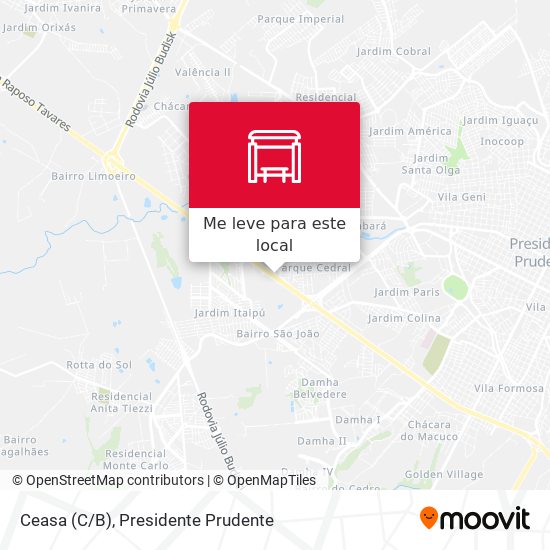 Ceasa (C/B) mapa