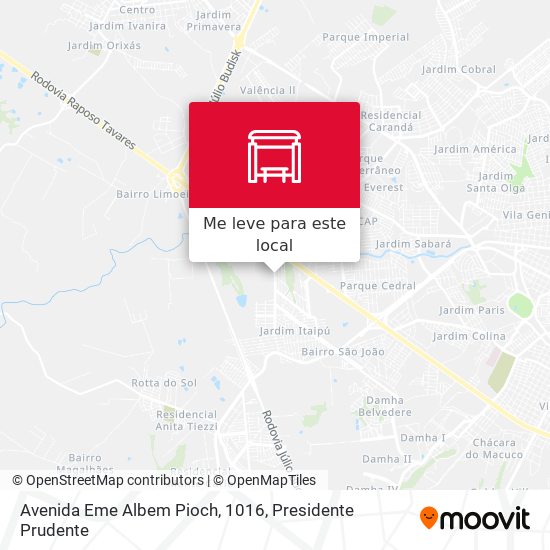 Avenida Eme Albem Pioch, 1016 mapa