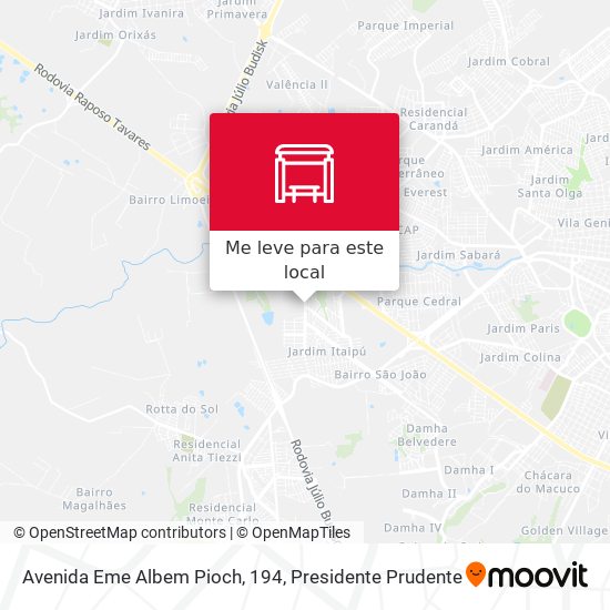 Avenida Eme Albem Pioch, 194 mapa