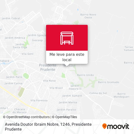 Avenida Doutor Ibraim Nobre, 1246 mapa