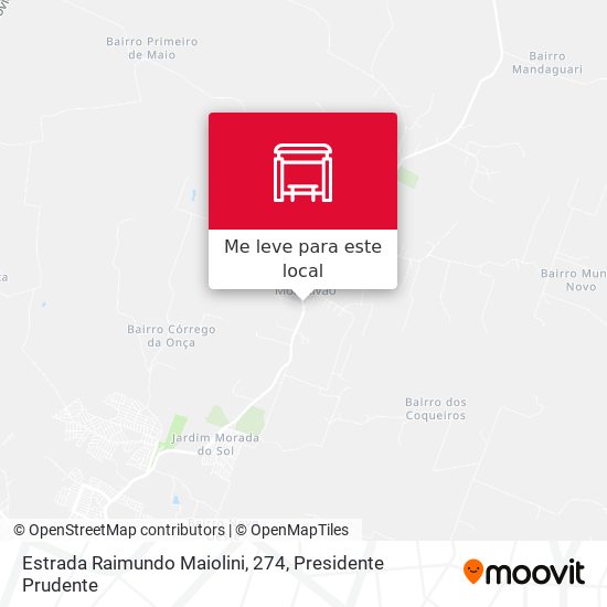 Estrada Raimundo Maiolini, 274 mapa