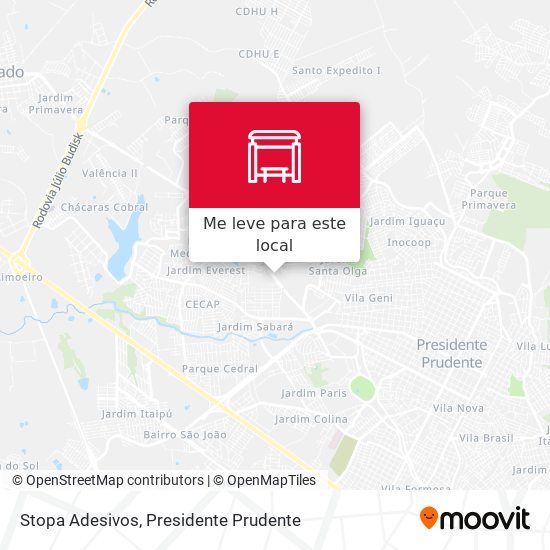 Stopa Adesivos mapa