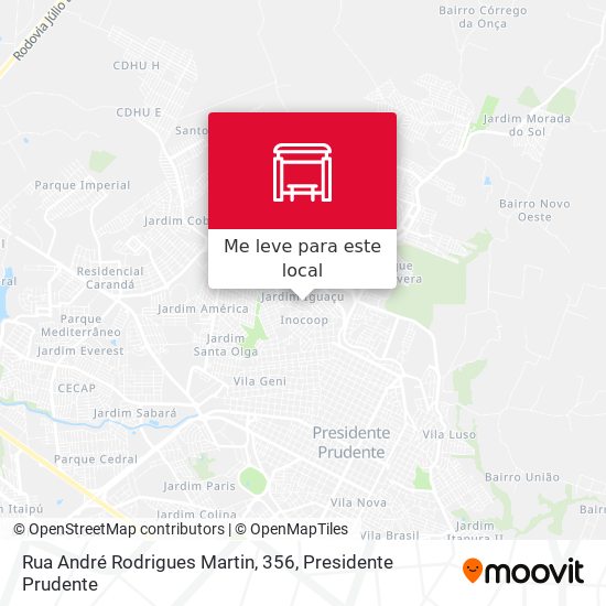 Rua André Rodrigues Martin, 356 mapa