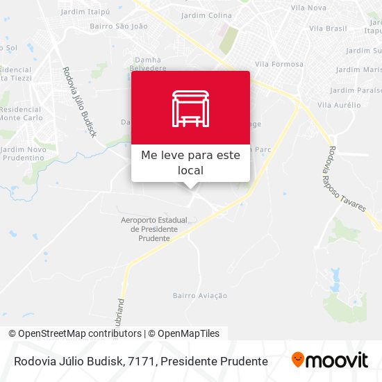Rodovia Júlio Budisk, 7171 mapa