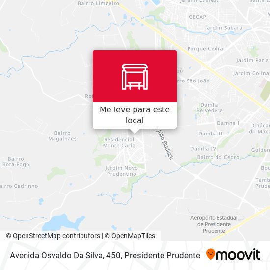 Avenida Osvaldo Da Silva, 450 mapa