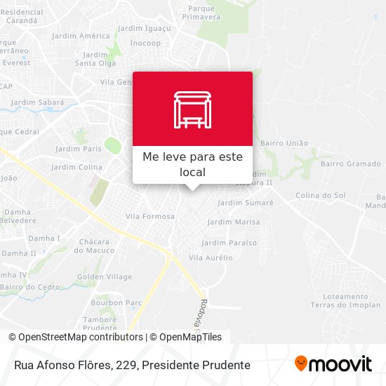 Rua Afonso Flôres, 229 mapa
