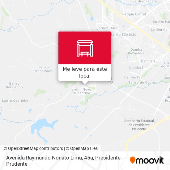 Avenida Raymundo Nonato Lima, 45a mapa