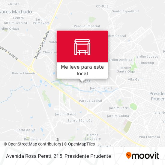 Avenida Rosa Pereti, 215 mapa