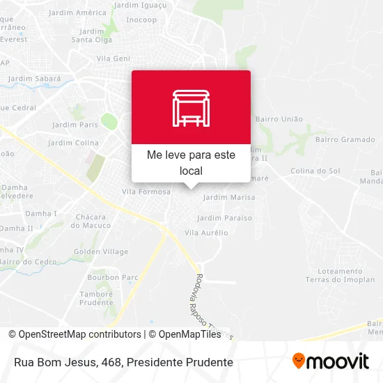 Rua Bom Jesus, 468 mapa