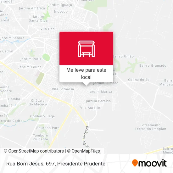 Rua Bom Jesus, 697 mapa