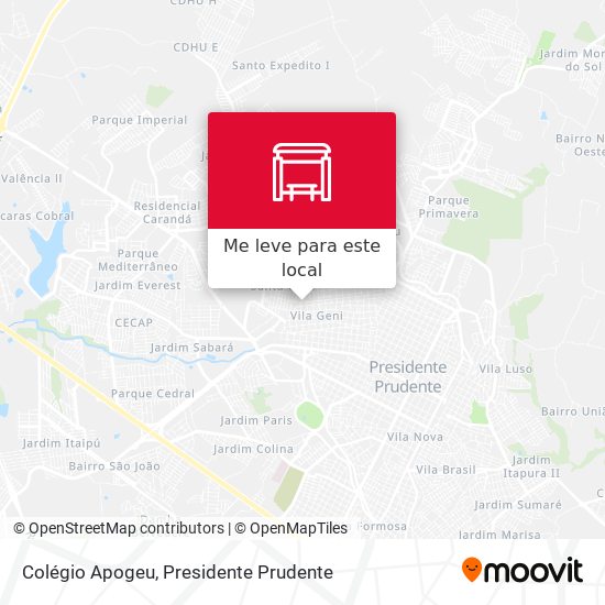 Colégio Apogeu mapa