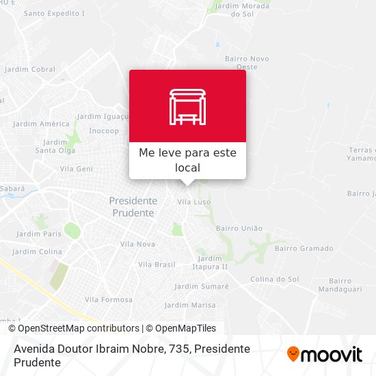 Avenida Doutor Ibraim Nobre, 735 mapa