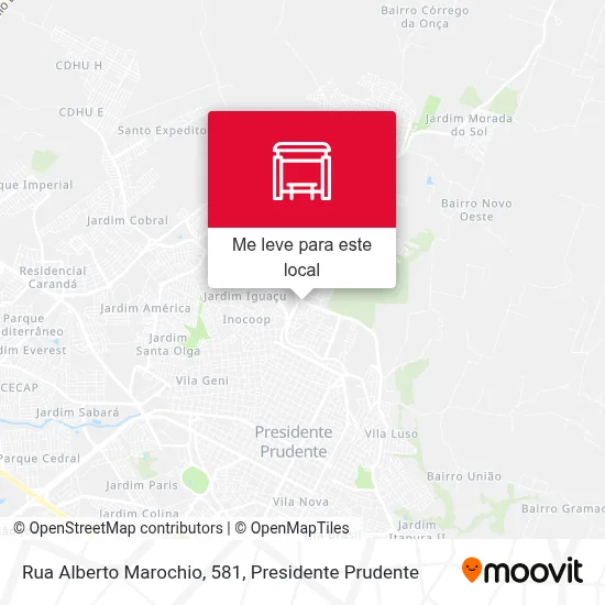 Rua Alberto Marochio, 581 mapa