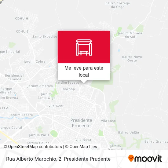 Rua Alberto Marochio, 2 mapa