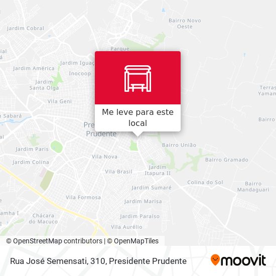 Rua José Semensati, 310 mapa