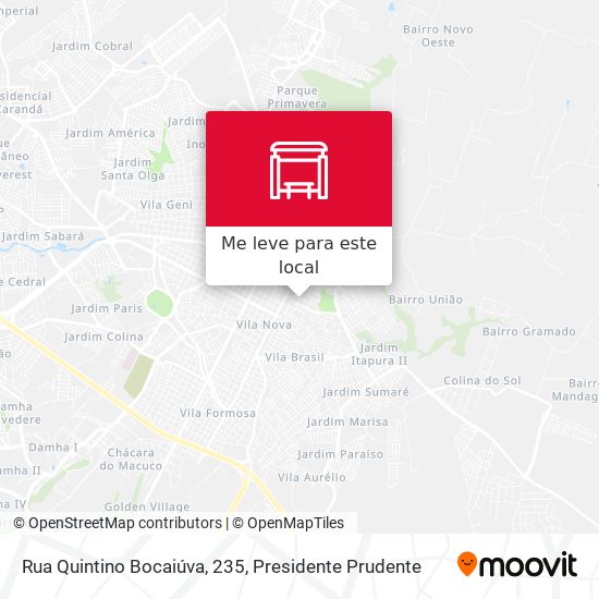 Rua Quintino Bocaiúva, 235 mapa