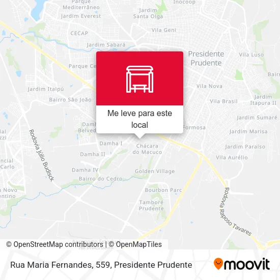 Rua Maria Fernandes, 559 mapa