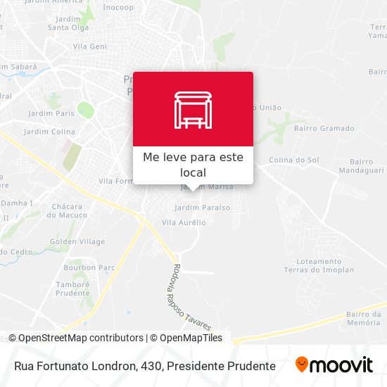 Rua Fortunato Londron, 430 mapa