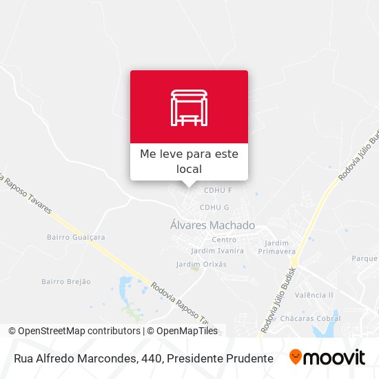 Rua Alfredo Marcondes, 440 mapa