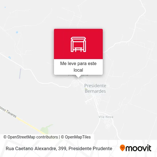 Rua Caetano Alexandre, 399 mapa