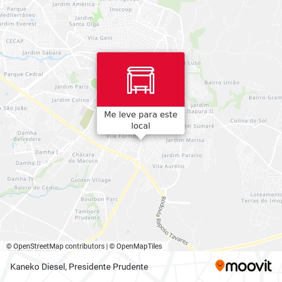 Kaneko Diesel mapa
