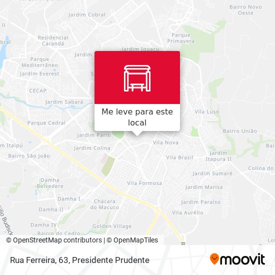 Rua Ferreira, 63 mapa