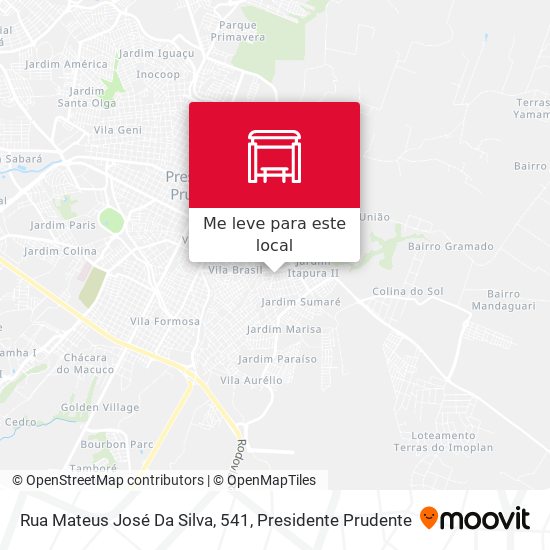 Rua Mateus José Da Silva, 541 mapa
