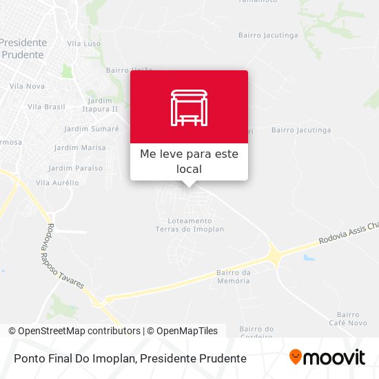 Ponto Final Do Imoplan mapa