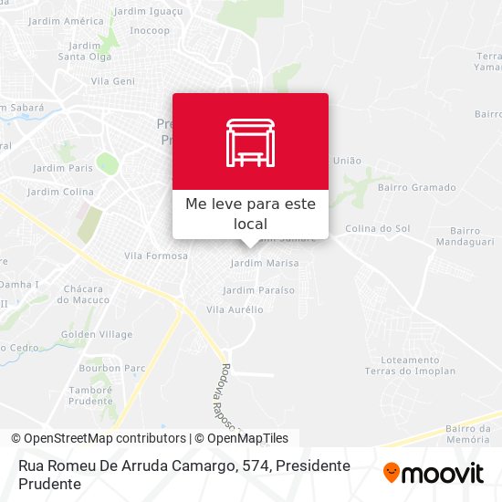 Rua Romeu De Arruda Camargo, 574 mapa