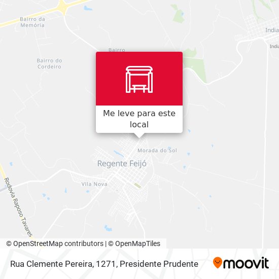 Rua Clemente Pereira, 1271 mapa