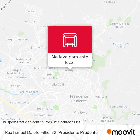 Rua Ismael Dalefe Filho, 82 mapa