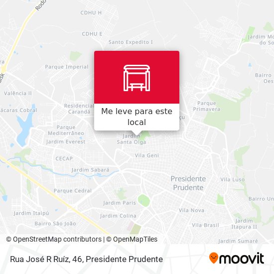 Rua José R Ruíz, 46 mapa
