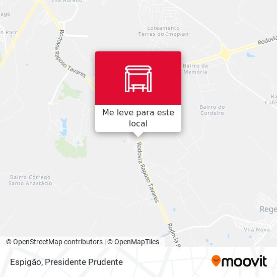Espigão mapa