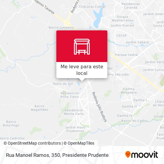 Rua Manoel Ramos, 350 mapa