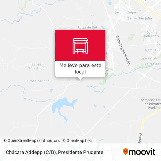 Chácara Addepp (C/B) mapa