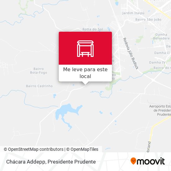 Chácara Addepp mapa