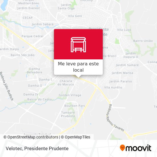 Velotec mapa