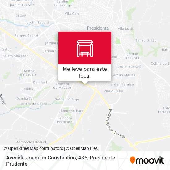 Avenida Joaquim Constantino, 435 mapa