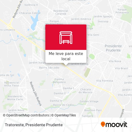 Tratoreste mapa