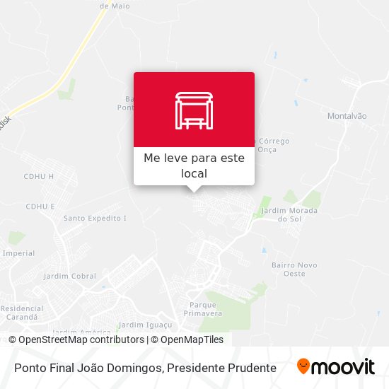 Ponto Final João Domingos mapa