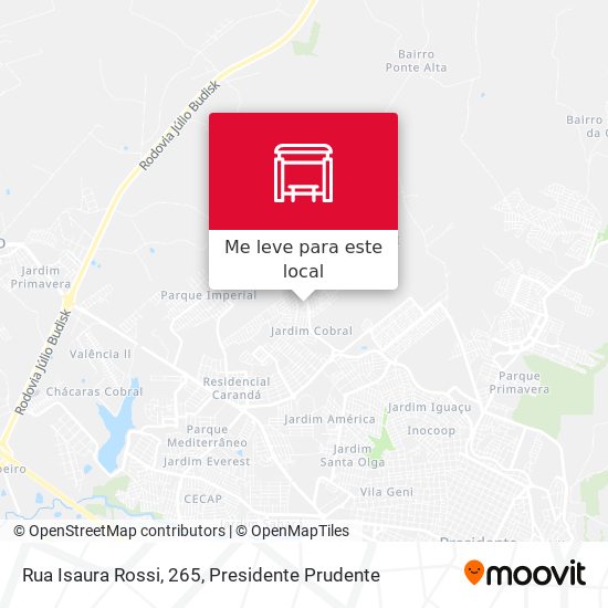 Rua Isaura Rossi, 265 mapa