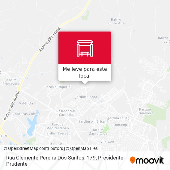 Rua Clemente Pereira Dos Santos, 179 mapa