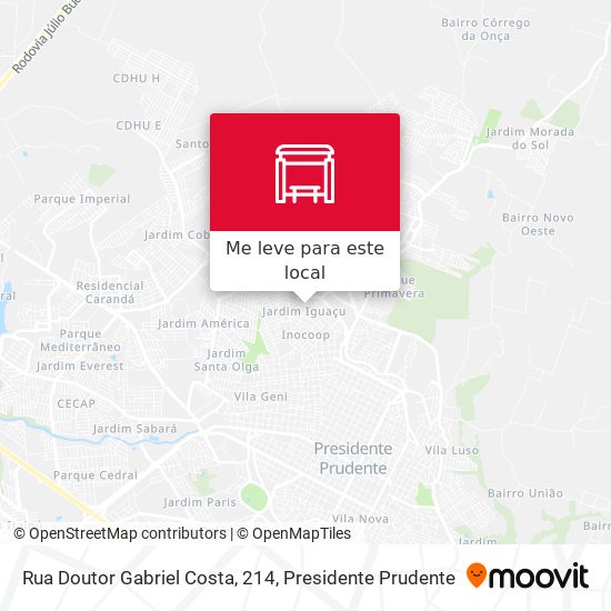 Rua Doutor Gabriel Costa, 214 mapa