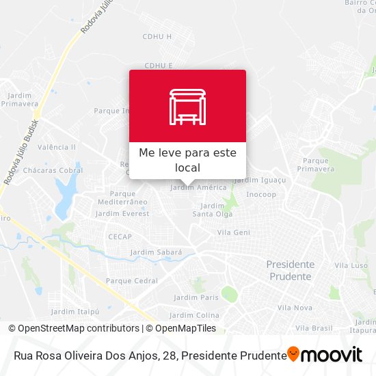 Rua Rosa Oliveira Dos Anjos, 28 mapa