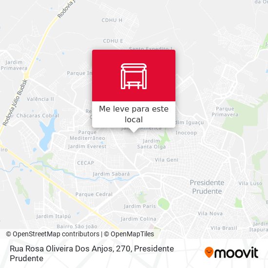 Rua Rosa Oliveira Dos Anjos, 270 mapa