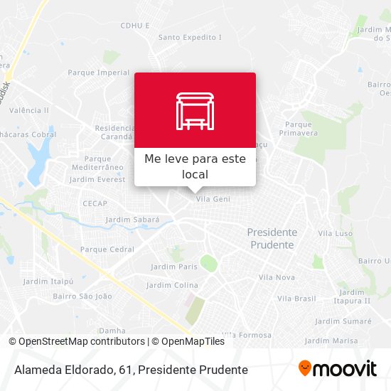 Alameda Eldorado, 61 mapa