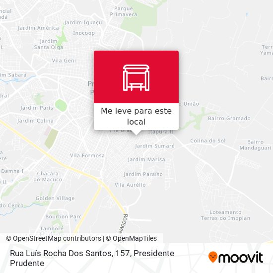 Rua Luís Rocha Dos Santos, 157 mapa