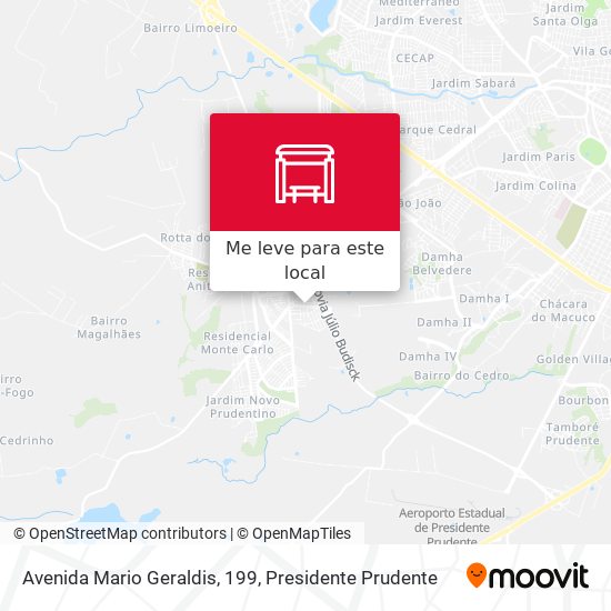 Avenida Mario Geraldis, 199 mapa