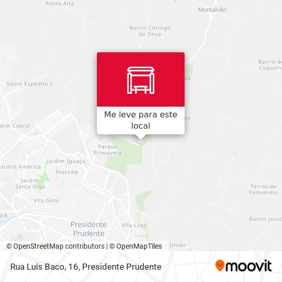 Rua Luís Baco, 16 mapa